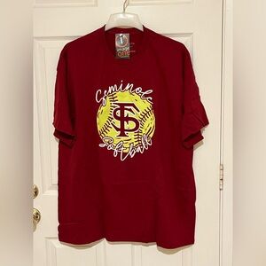 Florida State Seminole Softball Maroon Tee